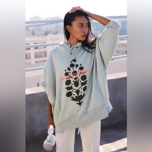 Free people Sprint To The Finish Logo Hoodie